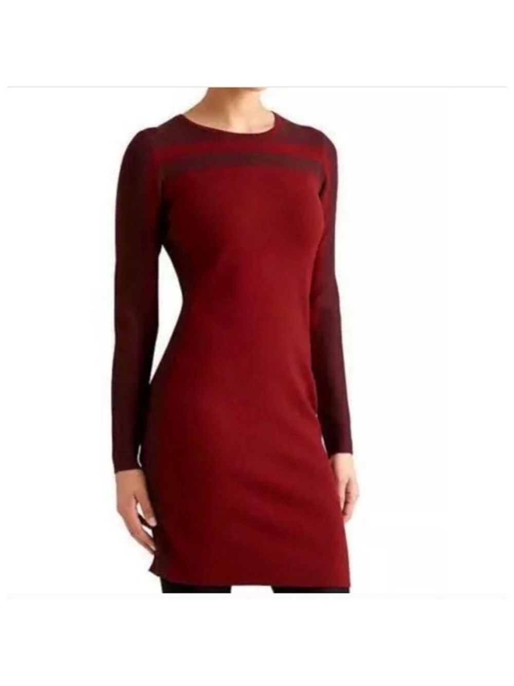 Athleta Burgundy Long-Sleeve sweater Dress